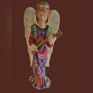 Lenox Angel of Harmony Figurine with Mandolin 1997